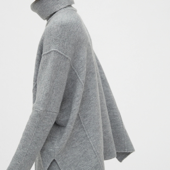 Gap Navy Blue Sweater Poncho, Size XS - Picture 2 of 6